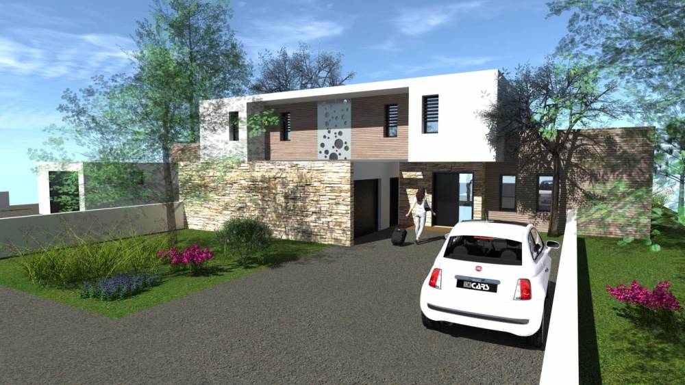 maison contemporaine près de Grimaud