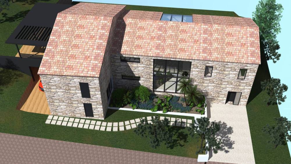 Villa D - Rénovation et extension d’un hangar à Roquebrune