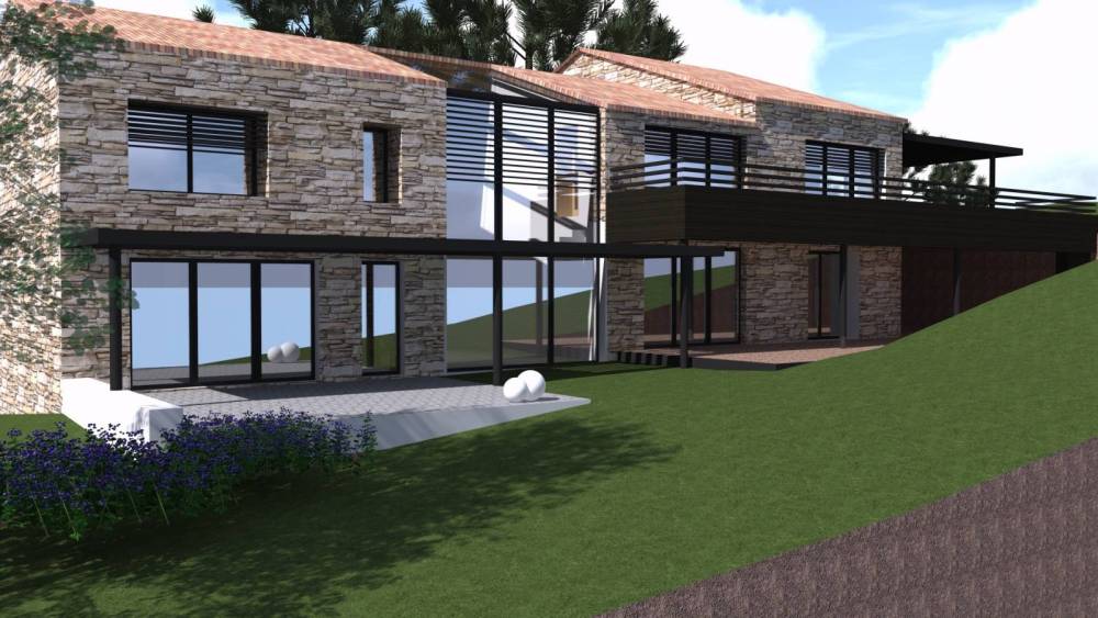Villa D - Rénovation d_un hangar agricole à