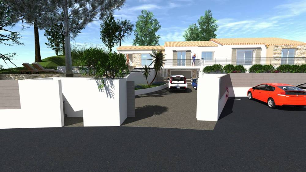 Villa B - requalification de l’entrée et de (1)